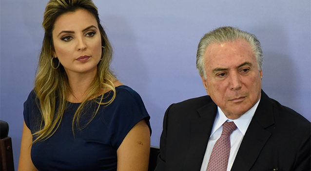 Michel and Marcela Temer
