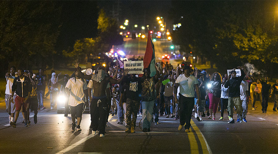 Click to enlarge protests michael brown shooting