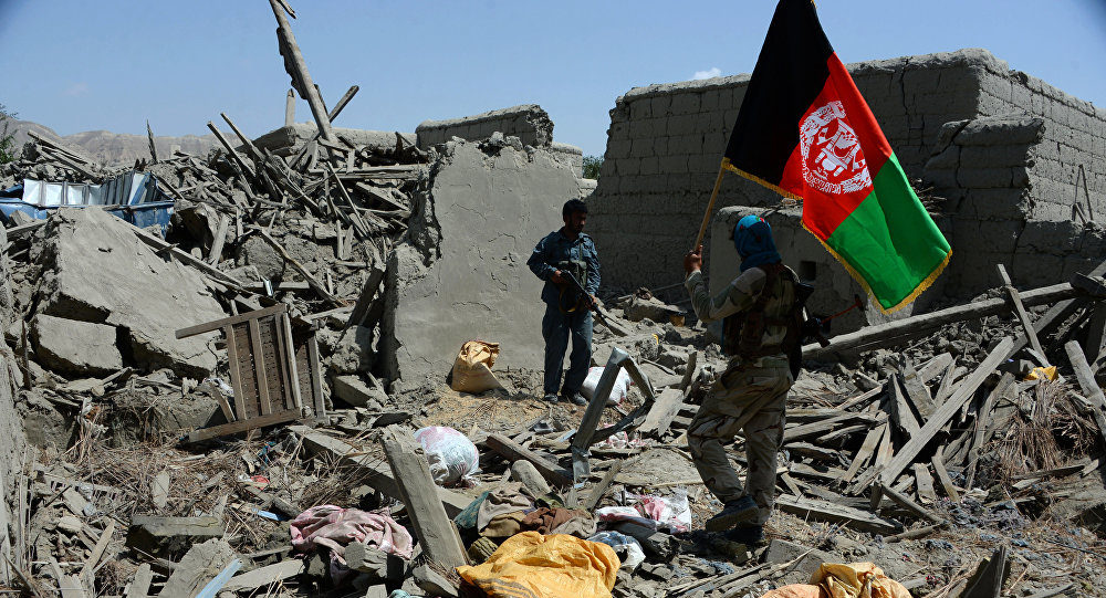 Click to enlarge Afghan security force