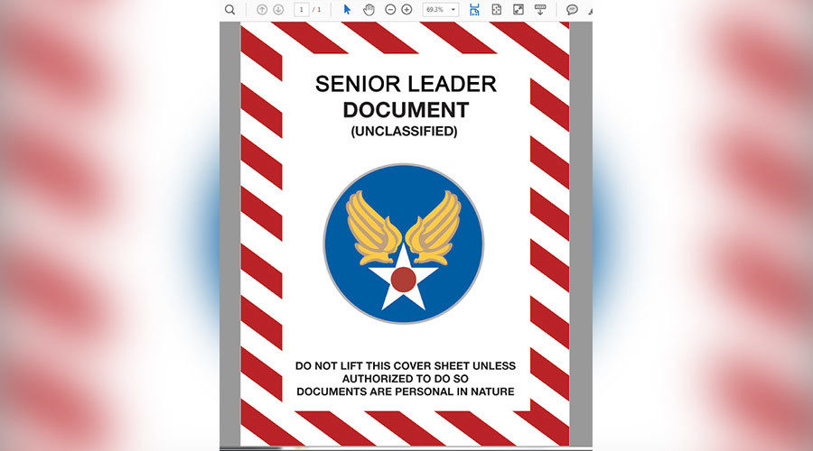 US Air Force documents