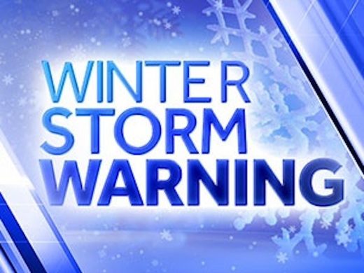 Winter storm warning