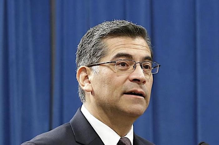 Click to enlarge CA AG Xavier Becerra