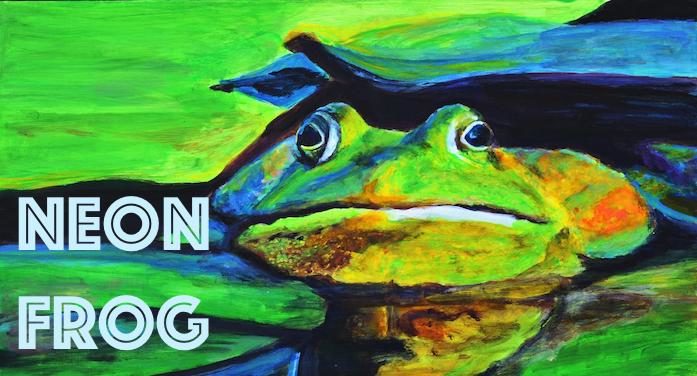 neon frog