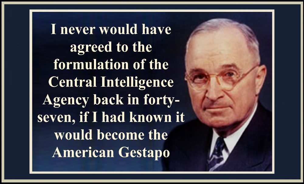 Truman CIA gestapo
