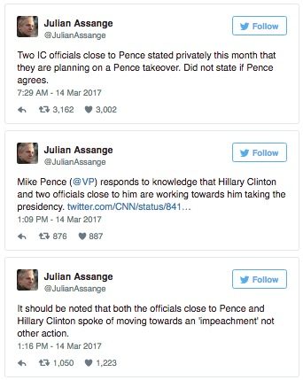 Assange tweets