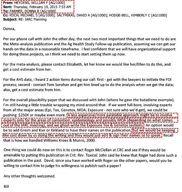 Bill Heydens' email