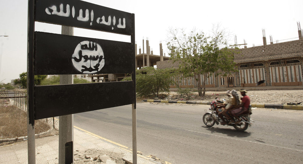 al-Qaida sign in Yemen