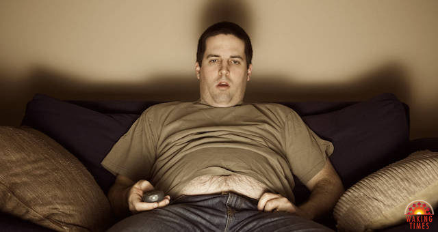 Click to enlarge watching tv