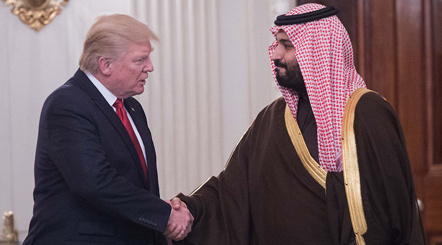 Donald Trump and Mohammed bin Salman