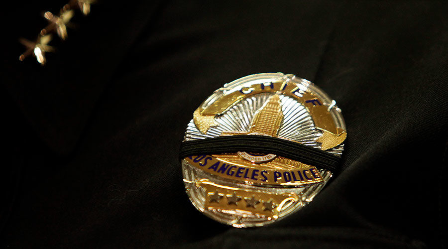 Click to enlarge LA police badge