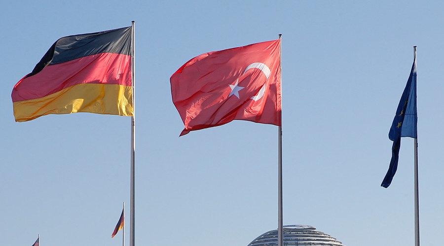 Turkey Germany flags