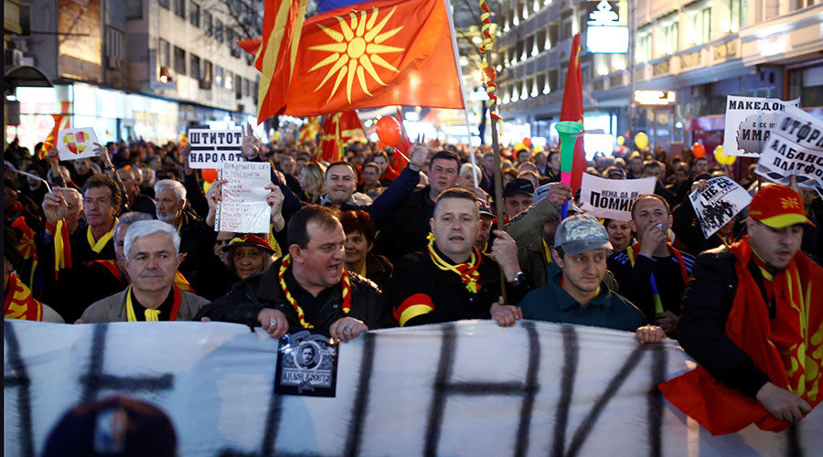 Skopje color revolution Macedonia