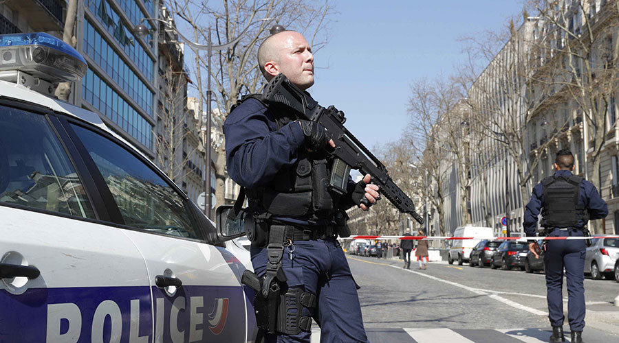 police Paris, France, March 16, 2017. 
