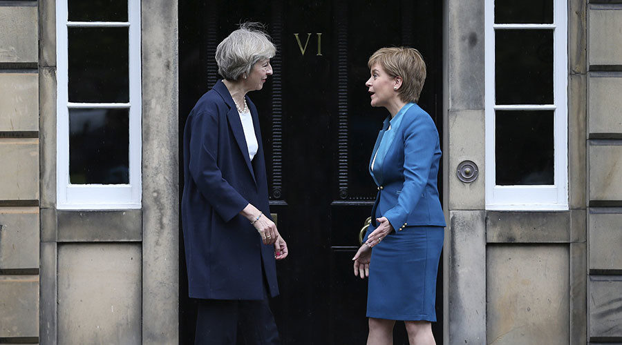 Theresa May Nicola Sturgeon