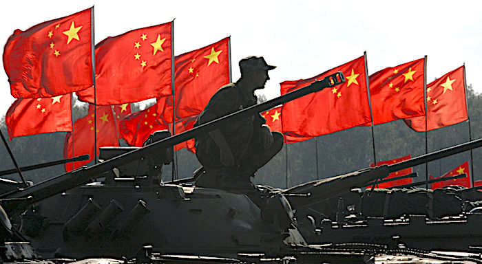 Chinese Flags, military