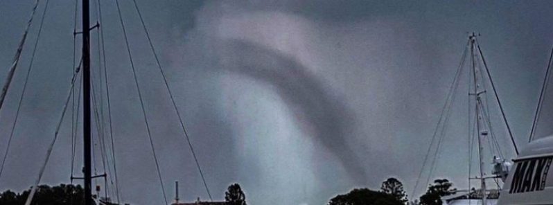 tornado at Brisbane airport