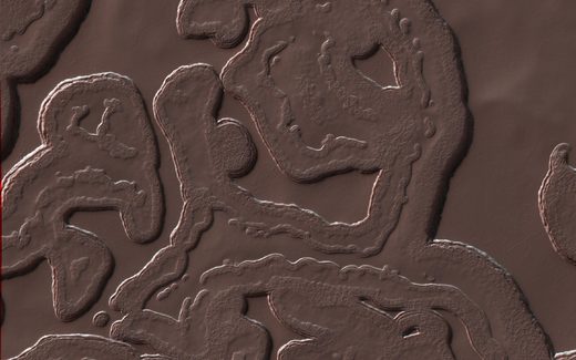Click to enlarge Mars, South pole