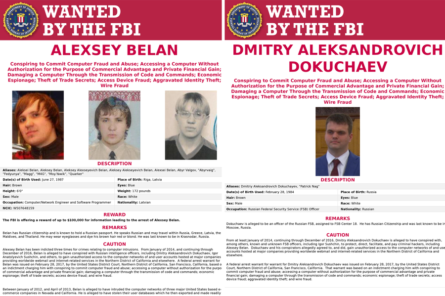 FBI wanted poster