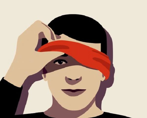 Click to enlarge lifting blindfold