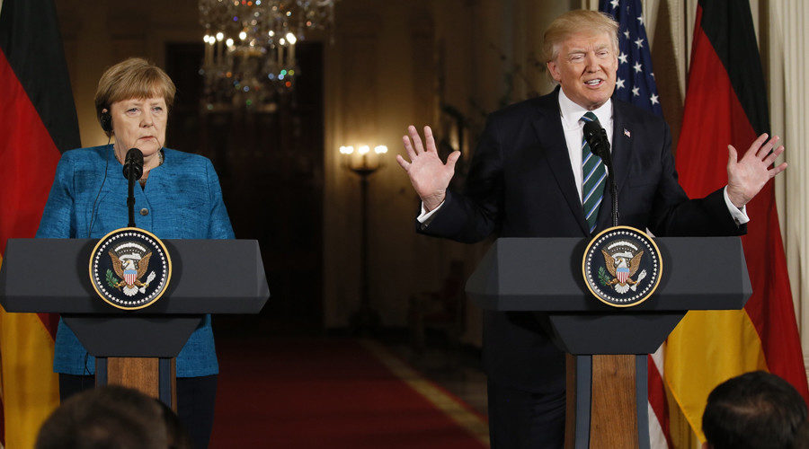 Merkel and Trump
