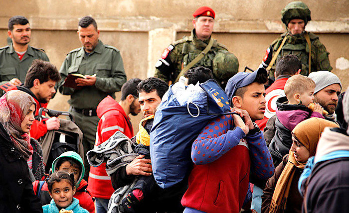 evacuation homs