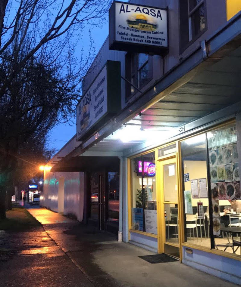 The al-Aqsa restaurant in Oregon