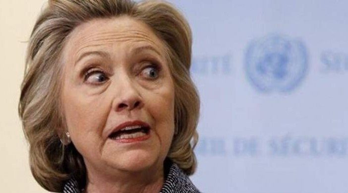 Hilary Clinton scarry