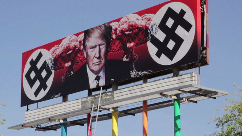 Trump Nazi billboard