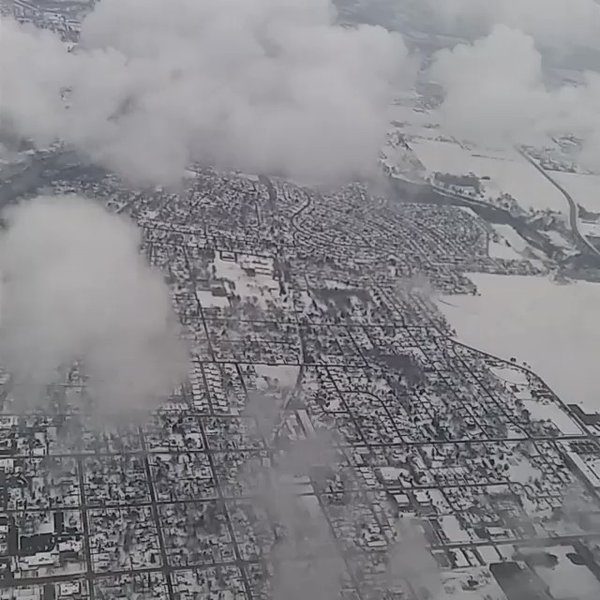 snow in Chicago