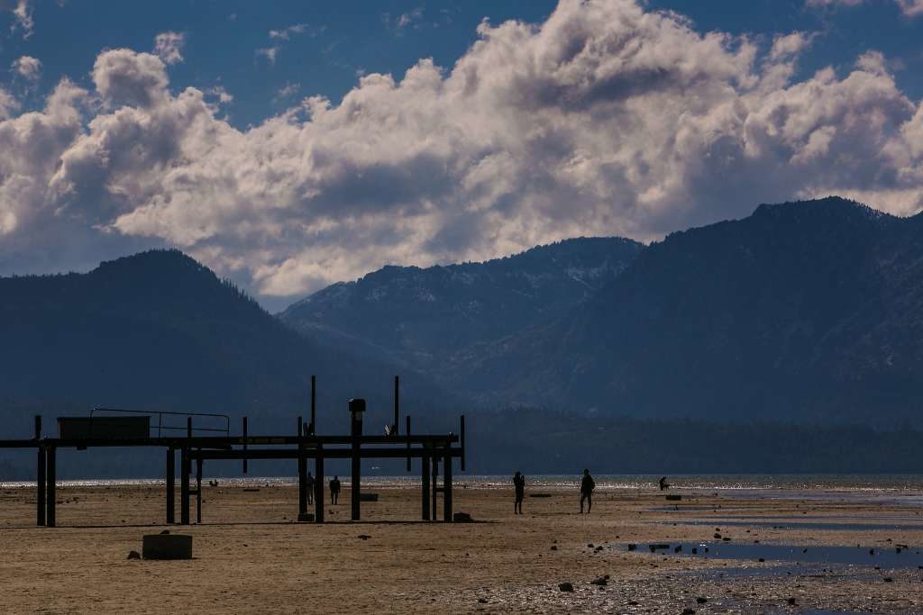 Lake Tahoe amid a drought