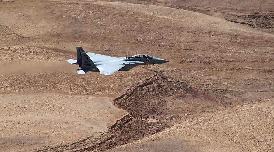Click to enlarge Israeli air force F-15 fighter jet