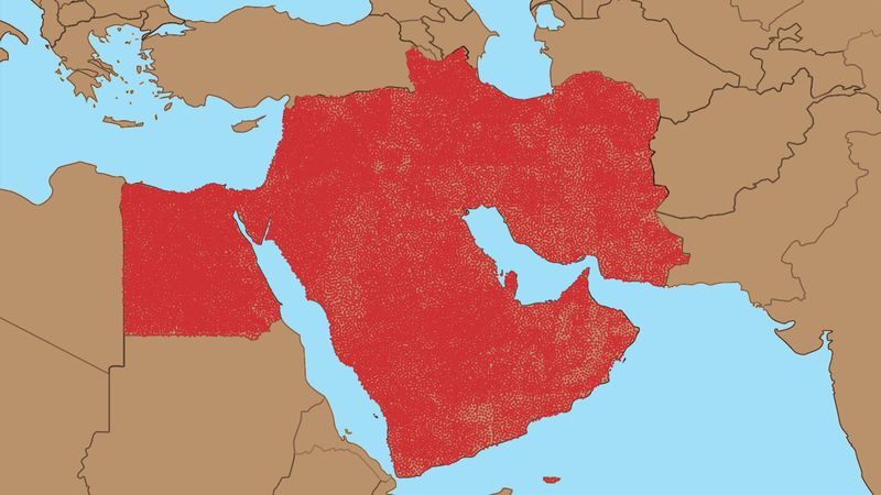 Middle east map