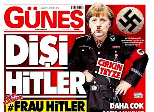 Merkel as Hitler