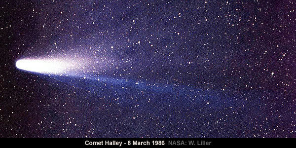 Click to enlarge Comet Halley