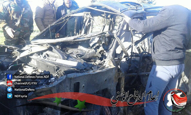 Israel Drone bombs Syrian forces