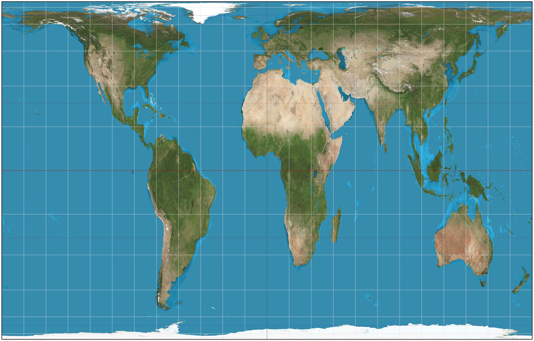 And the Gall-Peters Projection