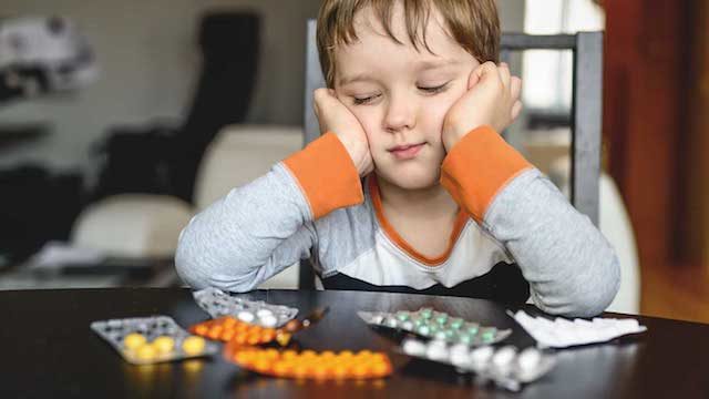 Child with prescription drugs