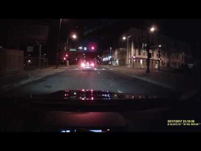 Meteor over downtown Denver