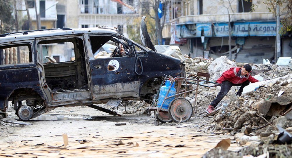 Click to enlarge aleppo boy rubble