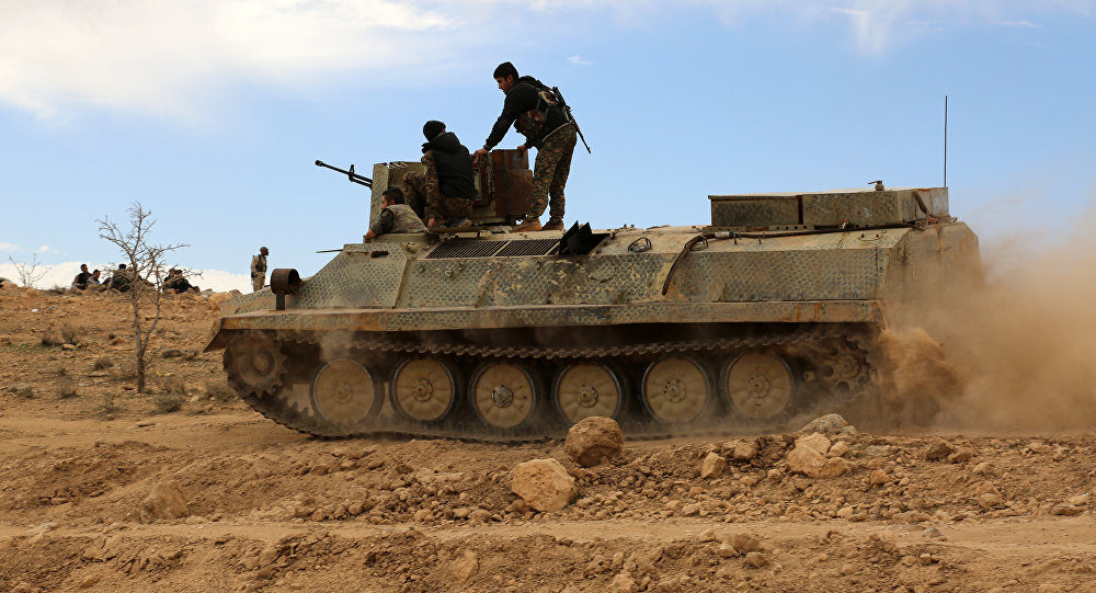 sdf troops in syria