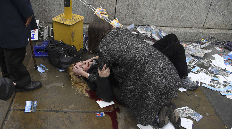 Woman injured at British Parliament