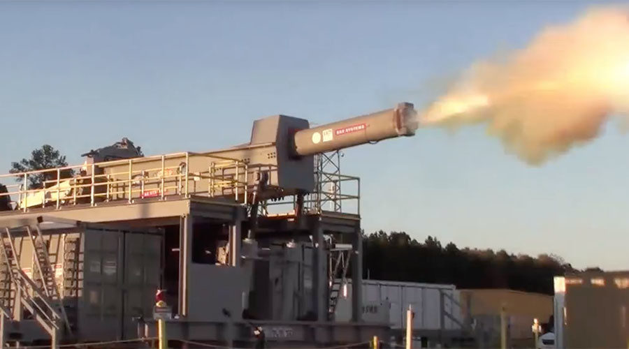 US railgun test