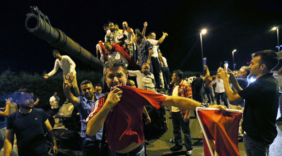 Turkish protestors
