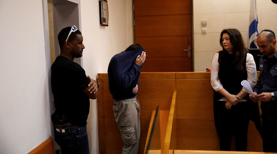U.S.-Israeli teen (2ndL) arrested in Israel