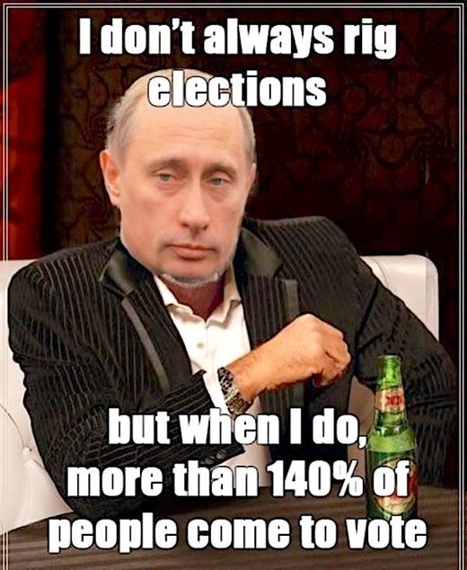 Putin rig elections