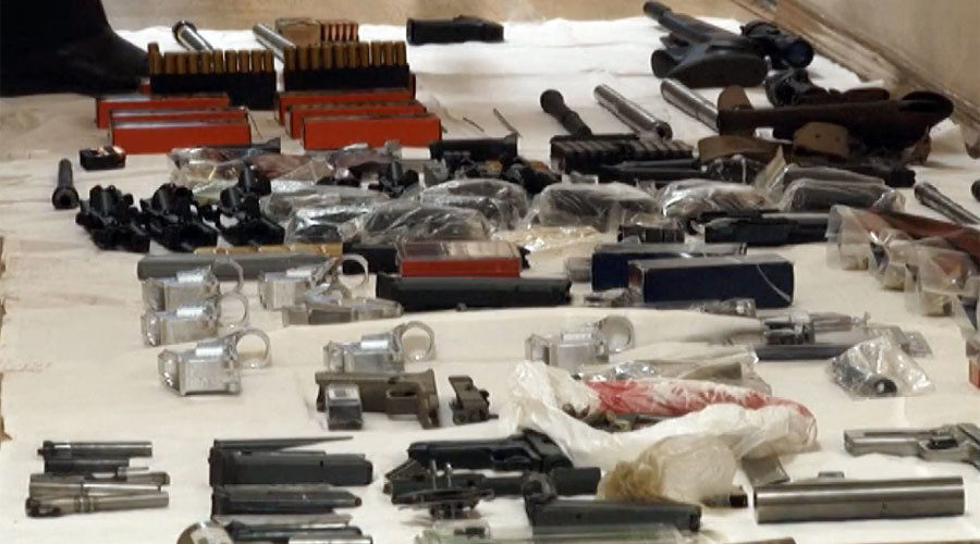 Arms seized by FSB