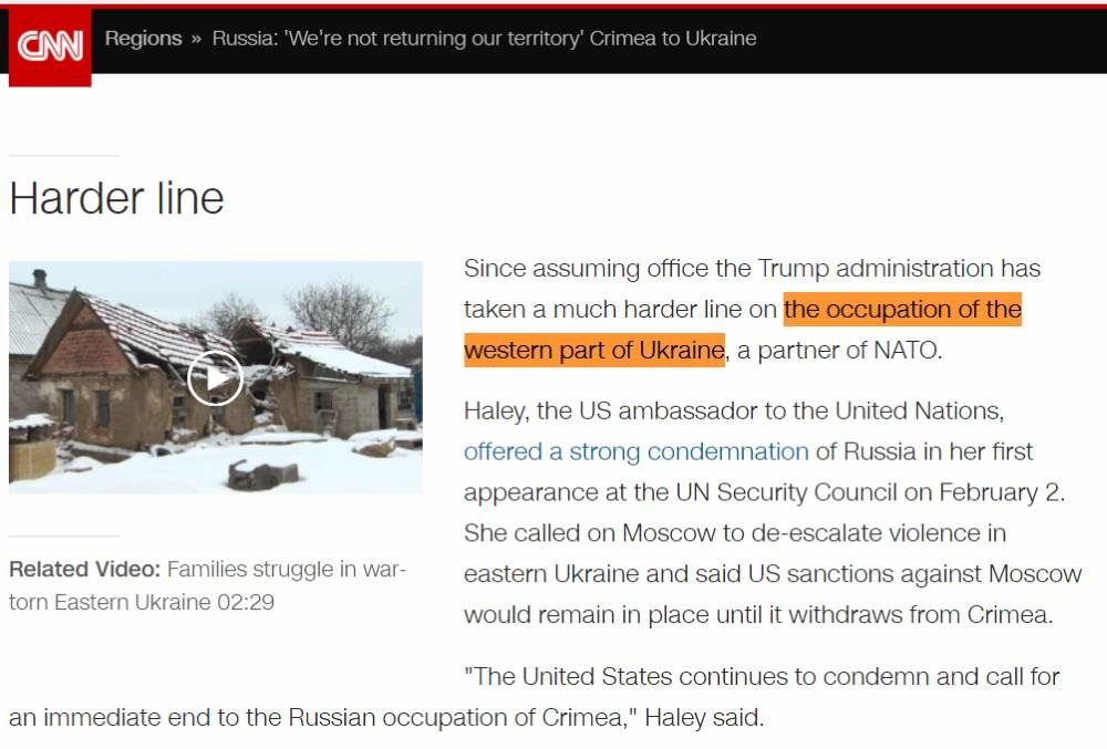 CNN fake news Ukraine