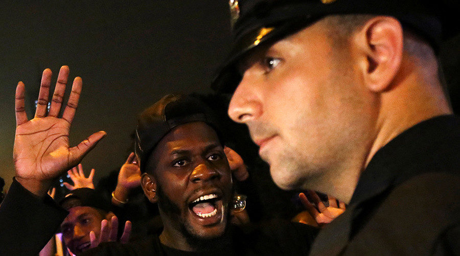 BLM protester