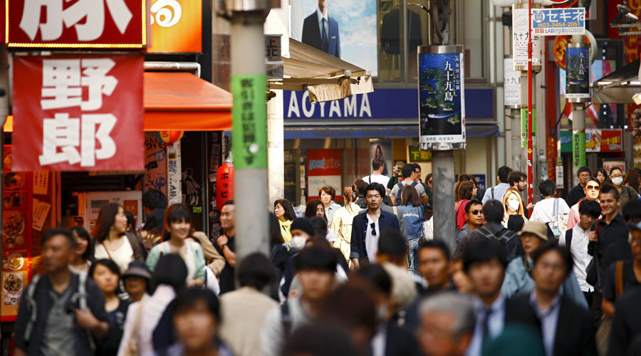 People on the streets of Japan