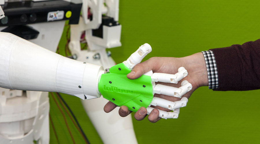 robot handshake